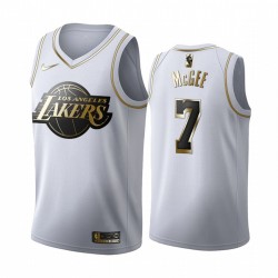 Los Angeles Lakers JaVale McGee 7 Nike 2019 2020 Golden Edition White NBA Jersey Swingman