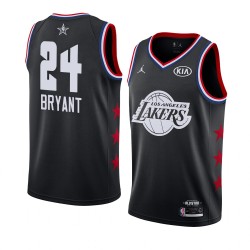 Los Angeles Lakers Kobe Bryant 24 2019 All Star Jordan Brand Black NBA Jersey Swingman