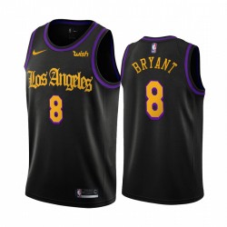 Los Angeles Lakers Kobe Bryant 8 Nike 2019 2020 City Creative NBA Jersey Swingman