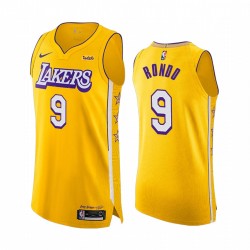 Los Angeles Lakers Rajon Rondo 9 Nike 2019 2020 City Edition NBA Jersey Swingman