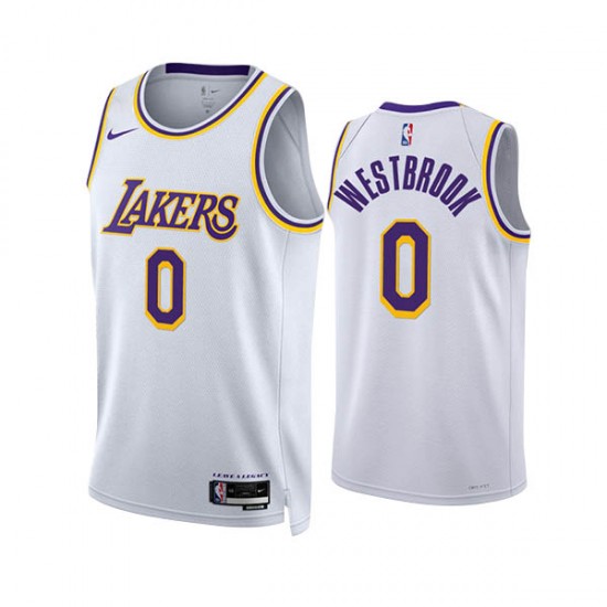 Los Angeles Lakers Russell Westbrook Nike 2022 2023 Association Edition White NBA Jersey Swingman