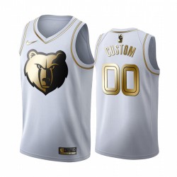 Memphis Grizzlies Custom Nike 2019 2020 Golden Edition White NBA Jersey Swingman