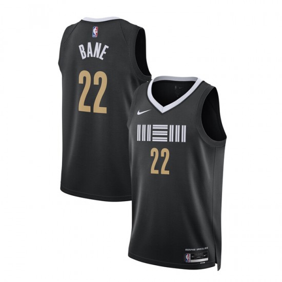 Memphis Grizzlies Desmond Bane 22 Nike 2023 2024 City Edition Black NBA Jersey Swingman