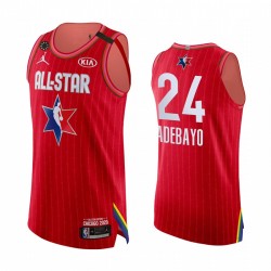 Miami Heat Bam Adebayo 24 2020 All Star Jordan Brand Kobe Forever Red NBA Jersey Swingman