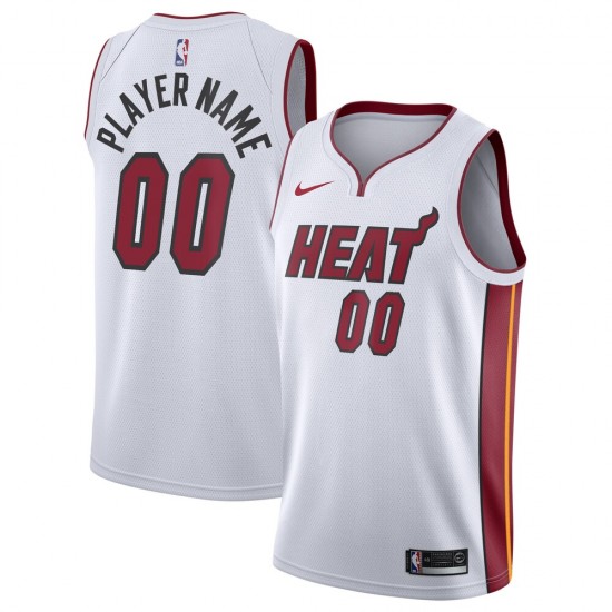 Miami Heat Custom 2020 2021 Nike Association Edition NBA Jersey Swingman