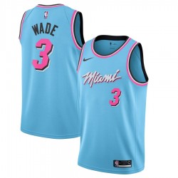 Miami Heat Dwyane Wade 3 Nike 2019 2020 City Edition NBA Jersey Swingman