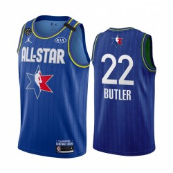 Miami Heat Jimmy Butler 22 2020 All Star Jordan Brand Blue NBA Jersey Swingman