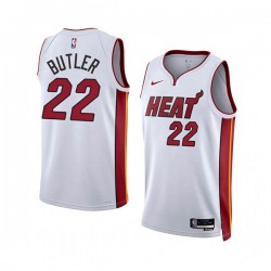 Miami Heat Jimmy Butler 22 Nike 2022 2023 Association Edition White NBA Jersey Swingman