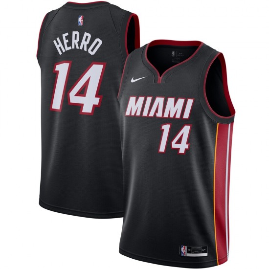 Miami Heat Tyler Herro 14 2020 2021 Nike Icon Edition NBA Jersey Swingman