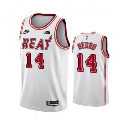 Miami Heat Tyler Herro 14 Nike 2022 2023 Classic Edition White NBA Jersey Swingman