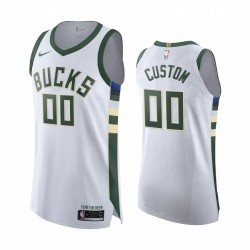 Milwaukee Bucks Custom Nike 2019 2020 Association Edition NBA Jersey Swingman