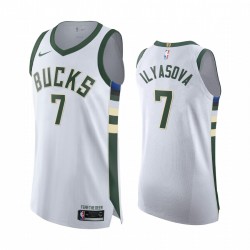 Milwaukee Bucks Ersan Ilyasova 7 Nike 2019 2020 Association Edition NBA Jersey Swingman