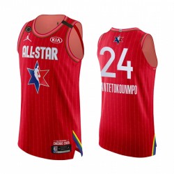 Milwaukee Bucks Giannis Antetokounmpo 2020 All Star Jordan Brand Kobe Forever Red NBA Jersey Swingman