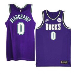 Milwaukee Bucks MarJon Beauchamp Nike 2022 2023 Classic Edition Purple NBA Jersey Swingman