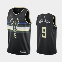 Milwaukee Bucks Wesley Matthews 9 2020 2021 Jordan Brand Statement Edition NBA Jersey Swingman