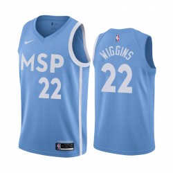 Minnesota Timberwolves Andrew Wiggins 22 Nike 2019 2020 City Edition NBA Jersey Swingman