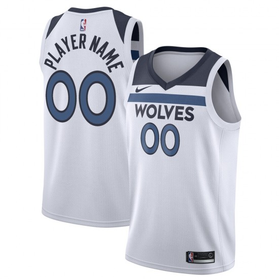 Minnesota Timberwolves Custom 2020 2021 Nike Association Edition NBA Jersey Swingman