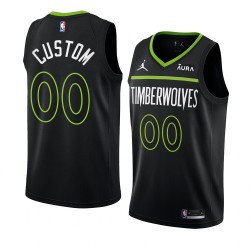 Minnesota Timberwolves Custom Jordan 2022 2023 Statement Edition Black NBA Jersey Swingman