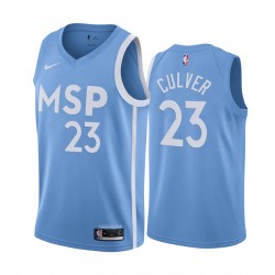 Minnesota Timberwolves Jarrett Culver 23 Nike 2019 2020 City Edition NBA Jersey Swingman