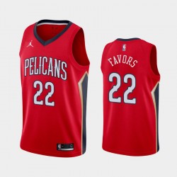 New Orleans Pelicans Derrick Favors 22 2020 2021 Jordan Brand Statement Edition NBA Jersey Swingman