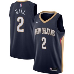 New Orleans Pelicans Lonzo Ball 2 2020 2021 Nike Icon Edition NBA Jersey Swingman