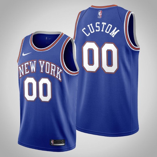 New York Knicks Custom Nike 2019 2020 Statement Edition NBA Jersey Swingman