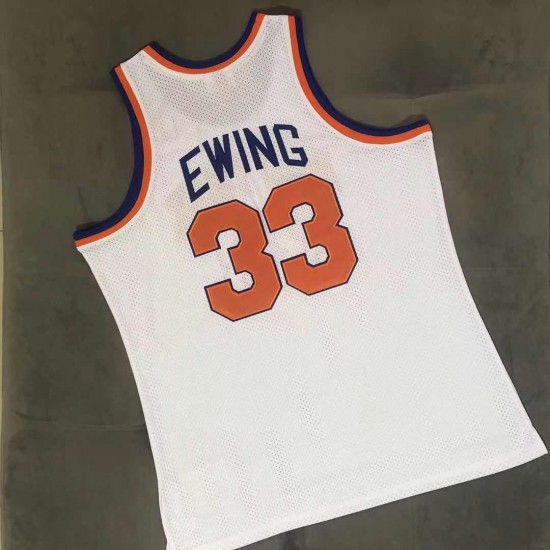 New York Knicks EWING 33 1985-86 Mitchellness NBA Jersey Swingman