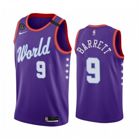 New York Knicks RJ Barrett 9 Nike 2020 Rising Star NBA Jersey Swingman