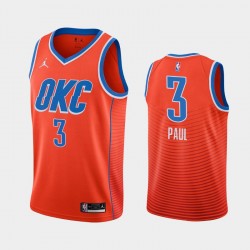 Oklahoma City Thunder Chris Paul 3 2020 2021 Jordan Brand Statement Edition NBA Jersey Swingman