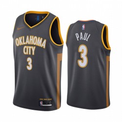 Oklahoma City Thunder Chris Paul 3 Nike 2019 2020 City Edition NBA Jersey Swingman