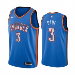 Oklahoma City Thunder Chris Paul 3 Nike 2019 2020 Icon Edition NBA Jersey Swingman