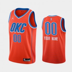 Oklahoma City Thunder Custom 2020 2021 Jordan Brand Statement Edition NBA Jersey Swingman