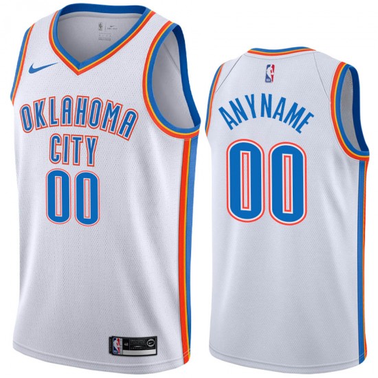 Oklahoma City Thunder Custom Nike 2019 2020 Association Edition NBA Jersey Swingman