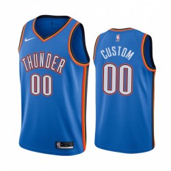 Oklahoma City Thunder Custom Nike 2019 2020 Icon Edition NBA Jersey Swingman