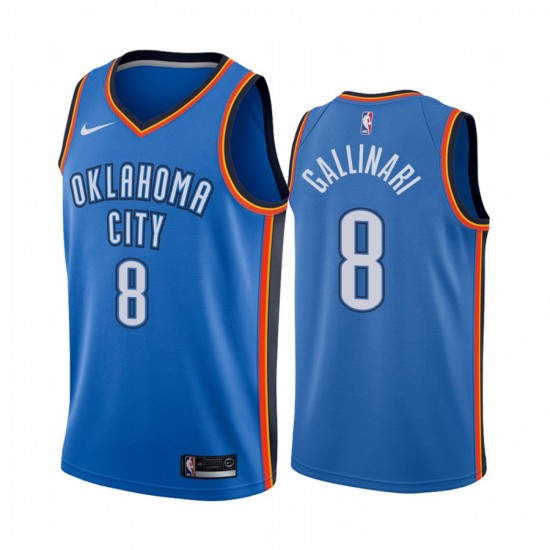 Oklahoma City Thunder Danilo Gallinari 8 Nike 2019 2020 Icon Edition NBA Jersey Swingman