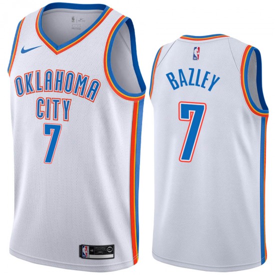 Oklahoma City Thunder Darius Bazley 7 Nike 2019 2020 Association Edition NBA Jersey Swingman