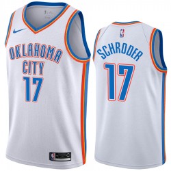 Oklahoma City Thunder Dennis Schroder 17 Nike 2019 2020 Association Edition NBA Jersey Swingman