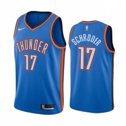 Oklahoma City Thunder Dennis Schroder 17 Nike 2019 2020 Icon Edition NBA Jersey Swingman