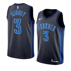 Oklahoma City Thunder Josh Giddey 3 Nike 2022 2023 City Edition Black NBA Jersey Swingman