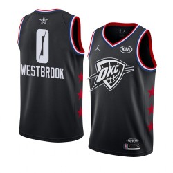 Oklahoma City Thunder Russell Westbrook 2019 All Star Jordan Brand Black NBA Jersey Swingman