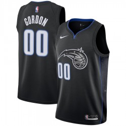 Orlando Magic Aaron Gordon 00 2018 2019 Nike City Edition Black NBA Jersey Swingman