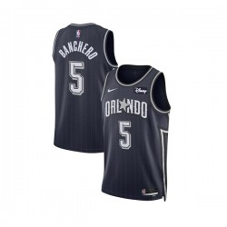 Orlando Magic Paolo Banchero 5 Nike 2023 2024 City Edition Navy NBA Jersey Swingman