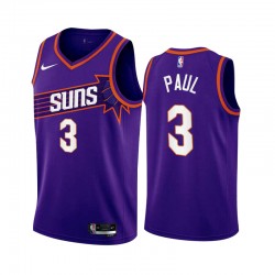 Phoenix Suns CHRIS PAUL 3 ICON EDITION 2023 2024 Purple NBA Jersey Swingman