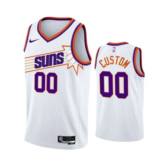 Phoenix Suns Custom ASSOCIATION EDITION 2023 2024 White NBA Jersey Swingman