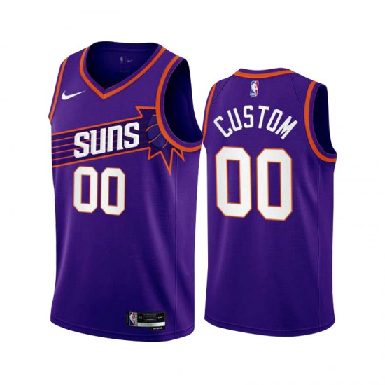 Phoenix Suns Custom ICON EDITION 2023 2024 Purple NBA Jersey Swingman