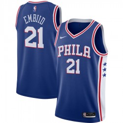 Philadelphia 76ers Joel Embiid 21 2020 2021 Nike Icon Edition NBA Jersey Swingman