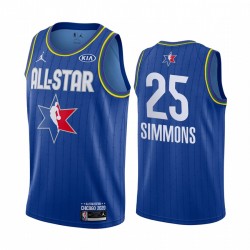 Philadelphia 76ers Ben Simmons 25 2020 All Star Jordan Brand Blue NBA Jersey Swingman