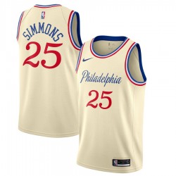 Philadelphia 76ers Ben Simmons 25 Nike 2019 2020 City Edition NBA Jersey Swingman