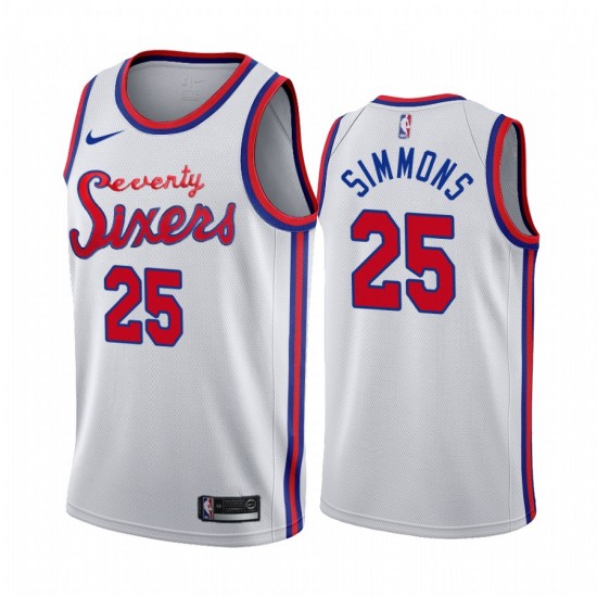 Philadelphia 76ers Ben Simmons 25 Nike 2019 2020 Classic NBA Jersey Swingman