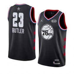 Philadelphia 76ers Jimmy Butler 23 2019 All Star Jordan Brand Black NBA Jersey Swingman